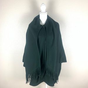 AMANDA SMITH Women's Cape Jacket Green One Size